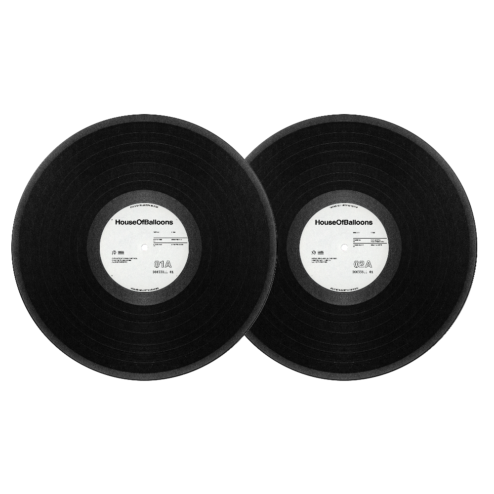 HOUSE OF BALLOONS 10TH ANNIVERSARY 2LP DISCS