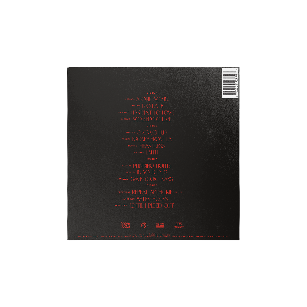 AFTER HOURS 2LP PACKSHOT Back