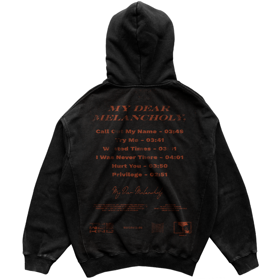 MY DEAR MELANCHOLY ZIP HOODIE | The Weeknd XO Official Australian