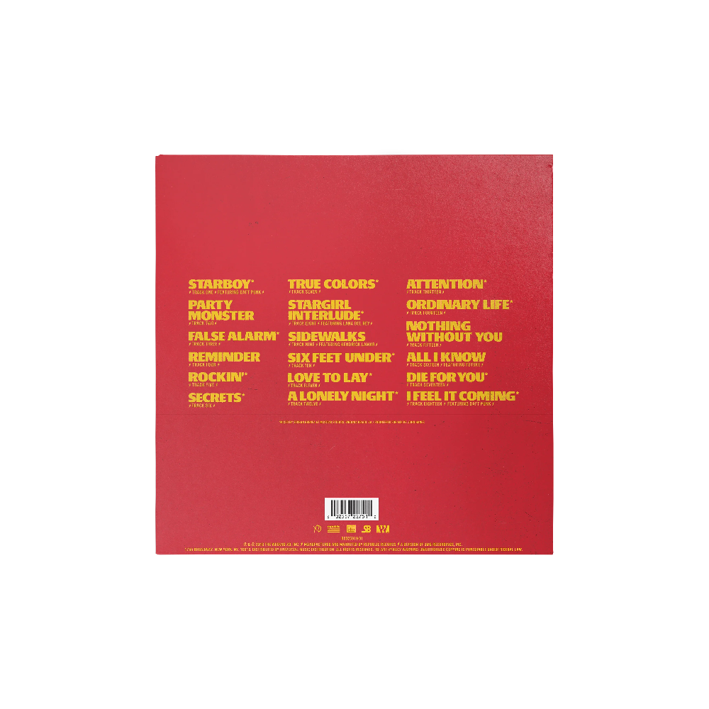 STARBOY 2LP Back