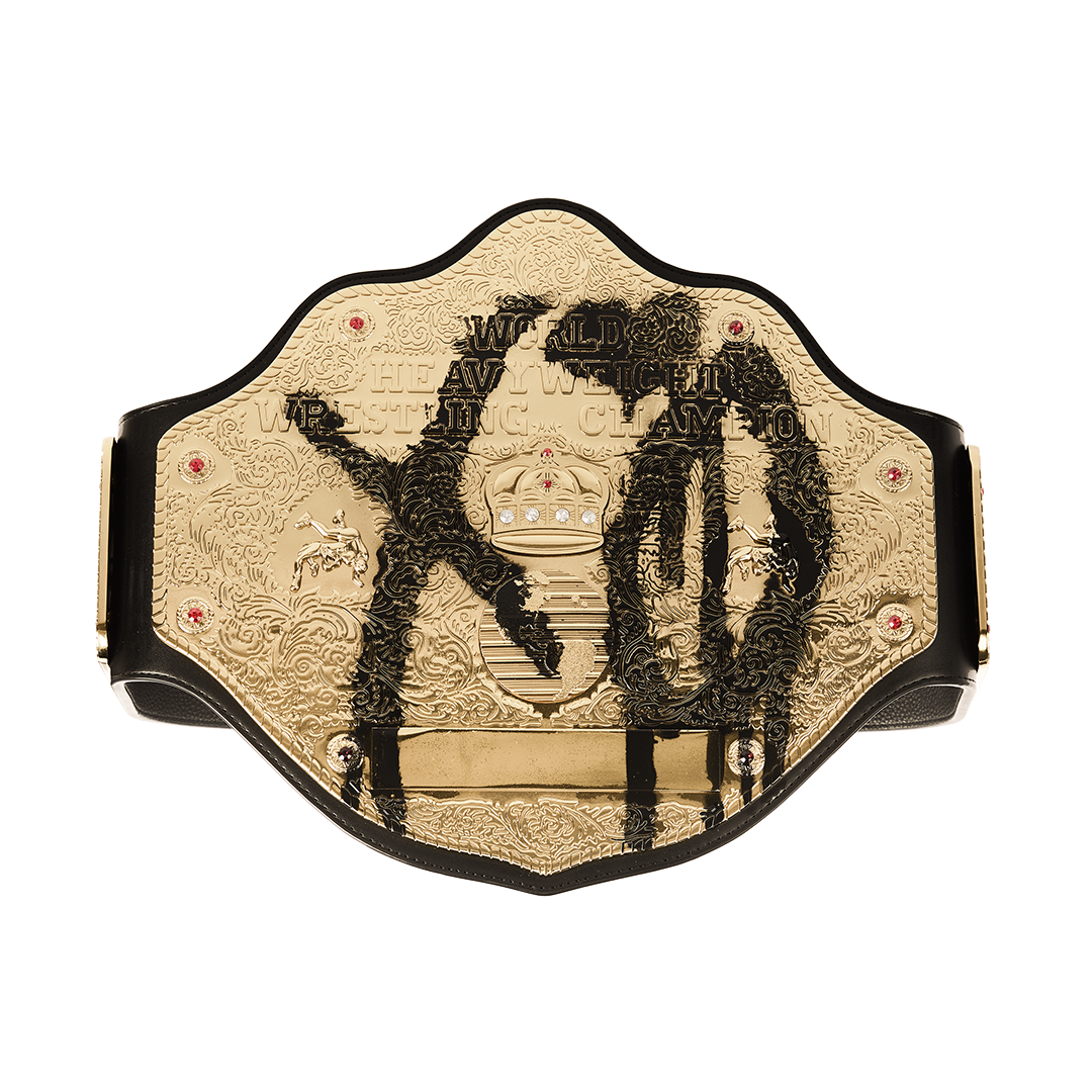 WWE X XO TITLE BELT front