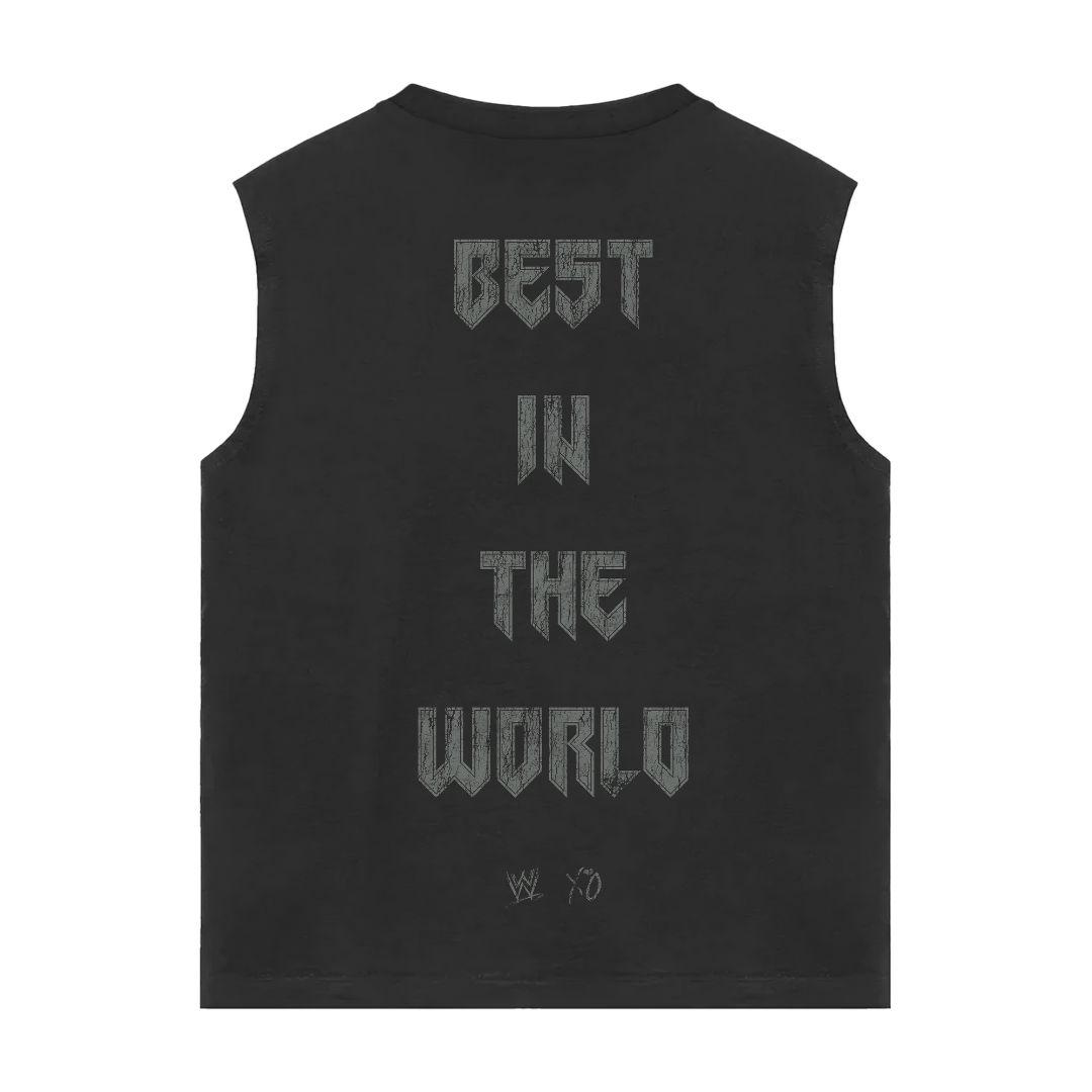 WWE XO CM PUNK MUSCLE TANK back