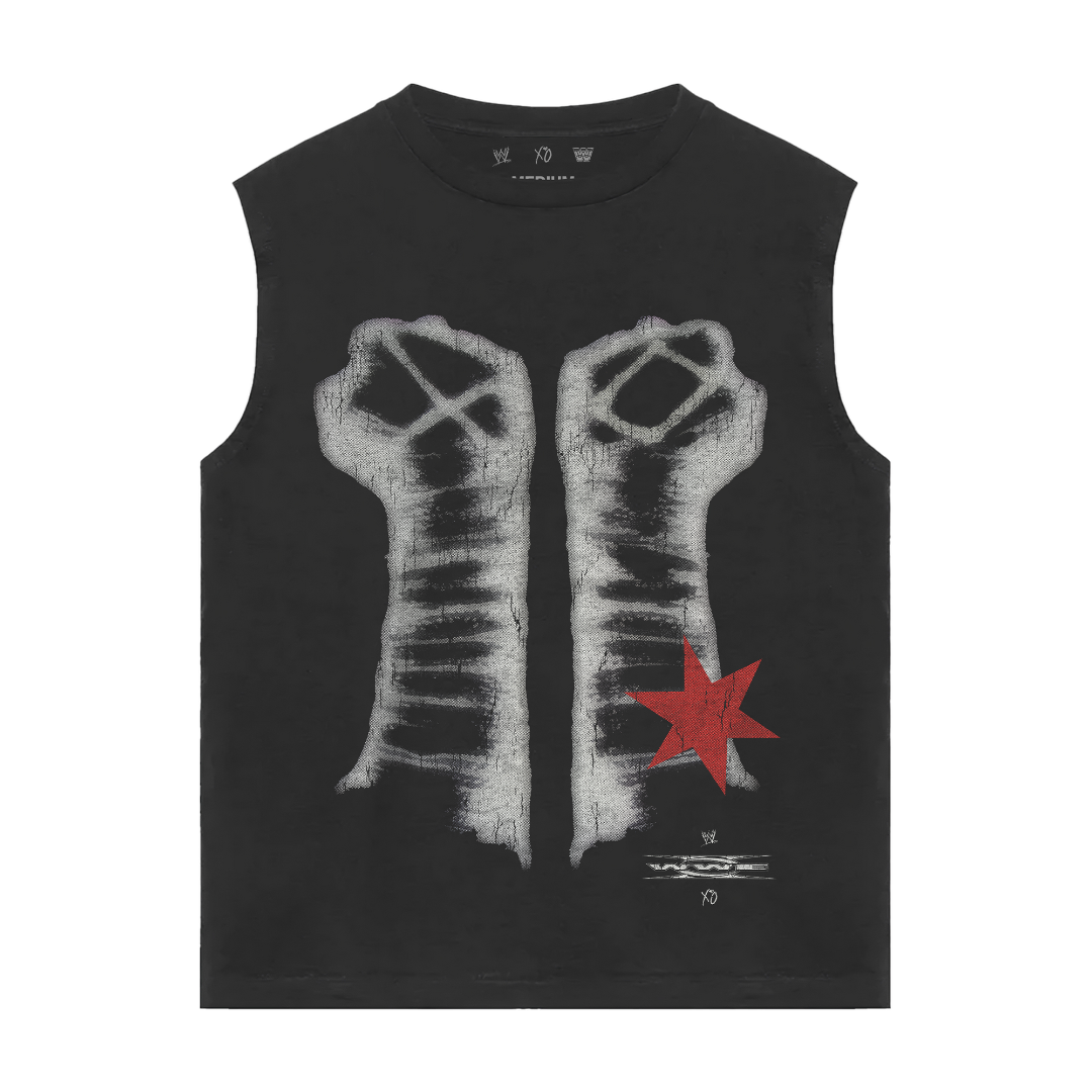 WWE XO CM PUNK MUSCLE TANK front
