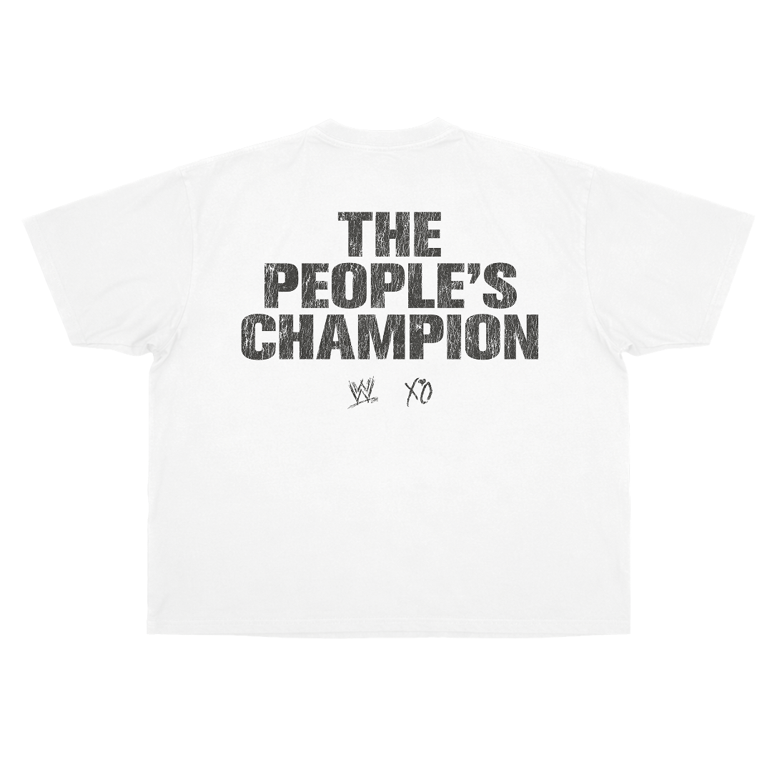 WWE x XO THE ROCK TEE back