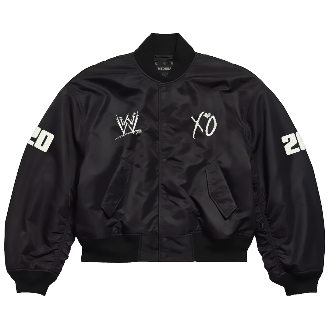 WWE XO BOMBER JACKET front