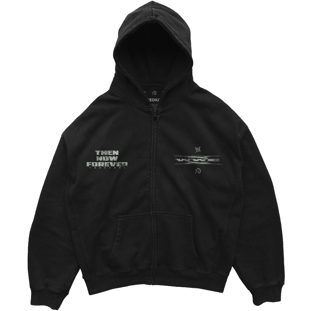 WWE XO LEGENDS ZIP HOODIE front