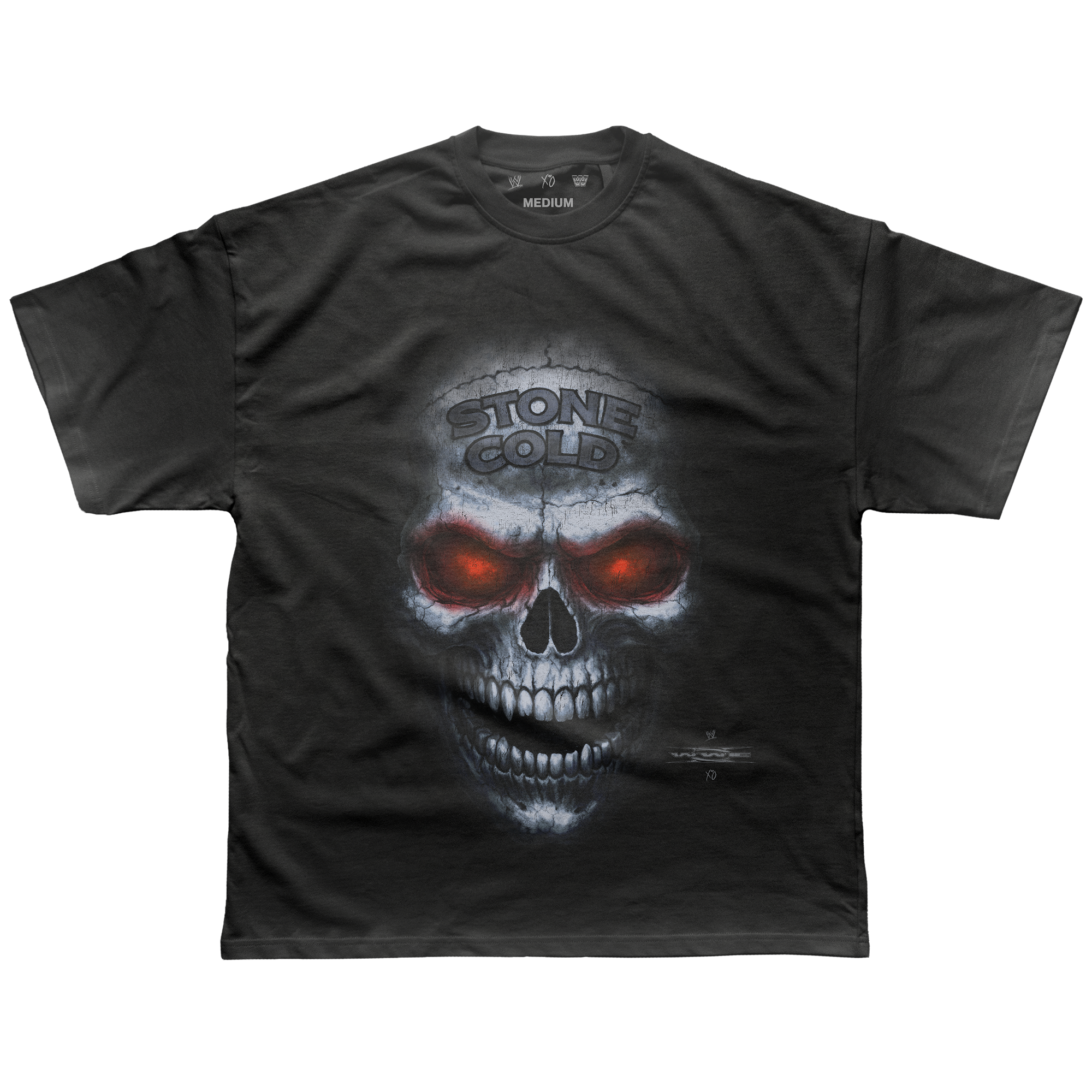 WWE x XO STONE COLD TEE front