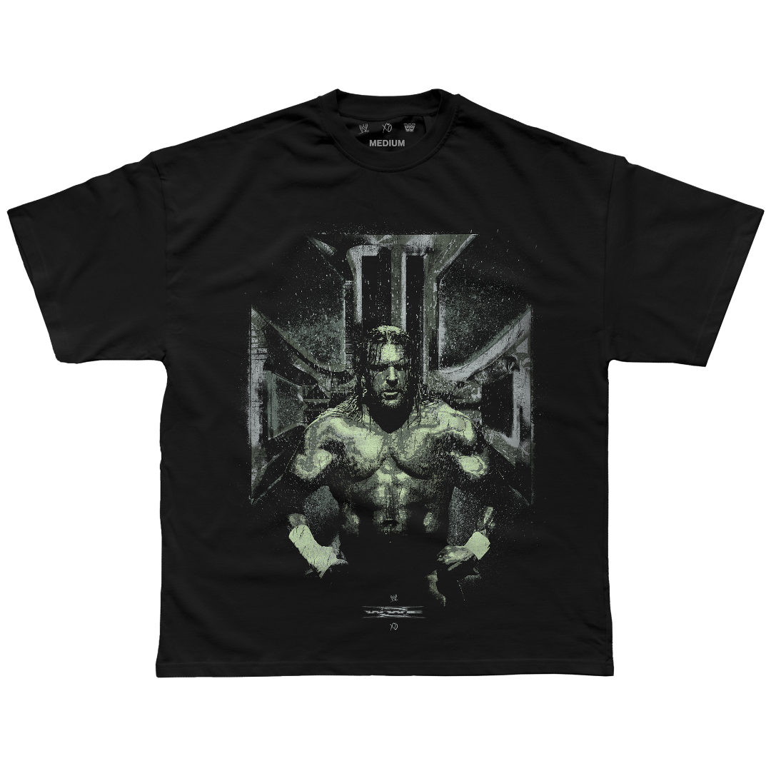 WWE x XO TRIPLE H TEE front