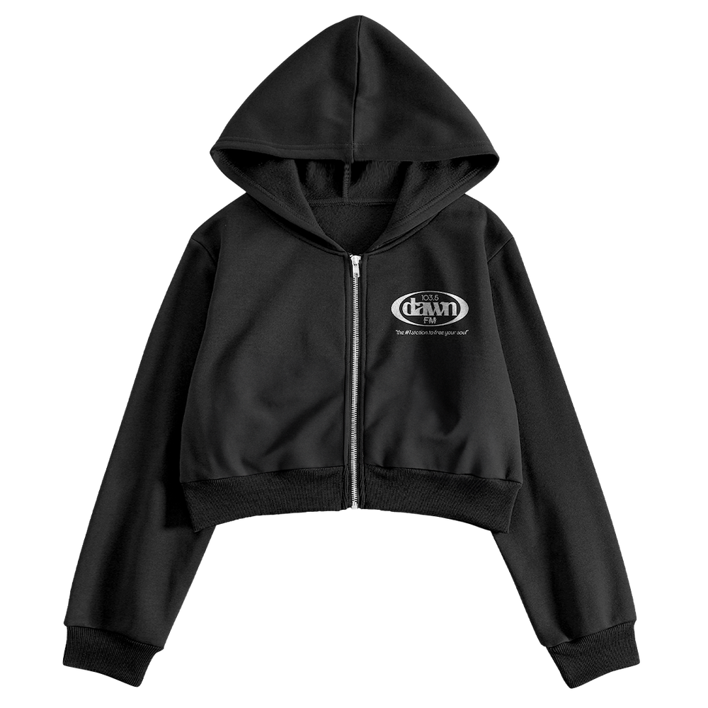 DAWN FM WOMENS ZIP HOODIE Front